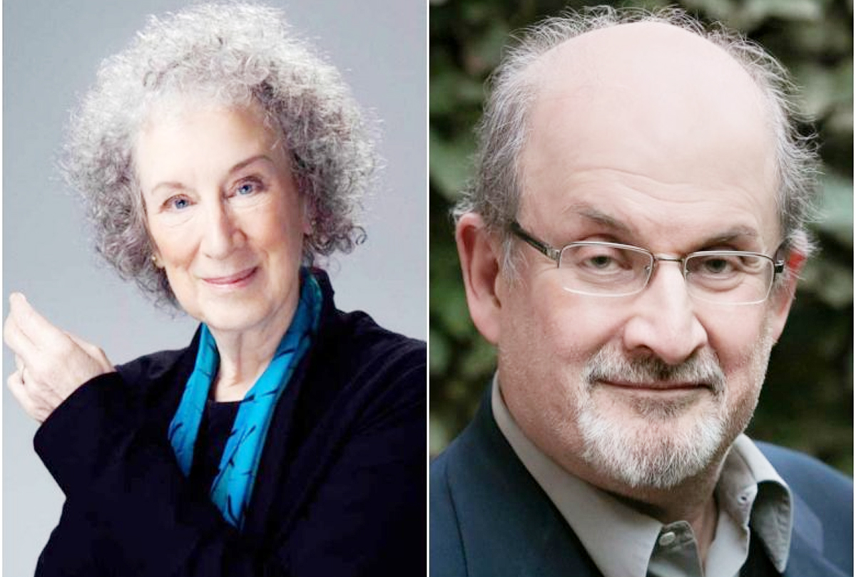Salman Rushdie and Margaret Atwood for the 2019 Booker Award