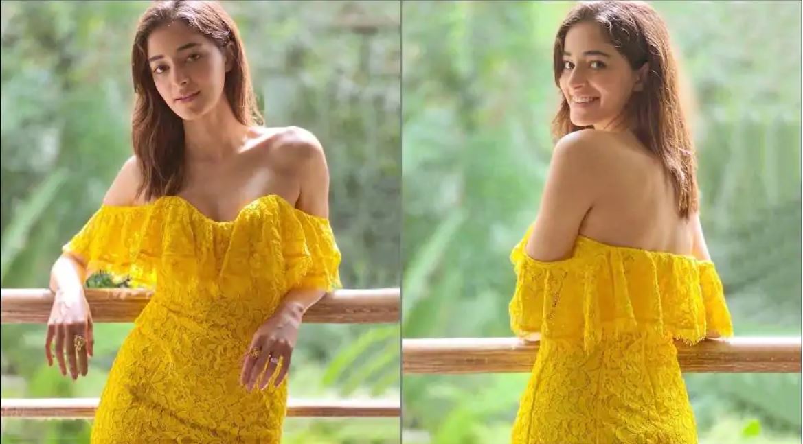 Ananya Panday adds all the missing sunshine to Covid-19 gloom in yellow mini dress at Khaali Peeli promotions